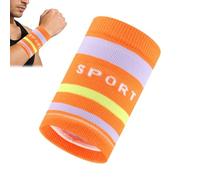 Bracelets de Tennis pour Le Sport,Rayures Multicolores à séchage Rapide | Bandeau Absorbant Anti-Sueur - pour Salle de Sport, Musculation, Yoga, Badminton, Running, Entraînement