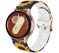 Bracelets DEALELE compatibles avec Samsung Galaxy Watch 6/6 Classic / 5/5 Pro / 4/4 Classic/Galaxy 3 41 mm / Active 2, bracelet de remplacement en cuir diamant scintillant de 20 mm pour Huawei GT3 42