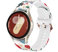 Bracelets DEALELE Compatibles avec Samsung Galaxy Watch 6/6 Classic / 5/5 Pro / 4/4 Classic/Galaxy 3 41 mm / Active 2, Bracelet de remplacement en cuir avec diamants scintillants de 20 mm pour Huawei