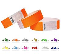 Bracelets d'identification 19 mm, 1000 pièces, Bracelets événementiels (Neon Orange, 1000 Pack)
