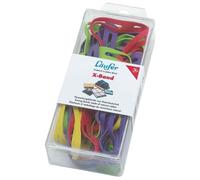 Bracelets élastiques - LÄUFER - Modèle 513196 - 130 x 11 mm - Assortis par couleur - Caoutchouc naturel