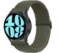 Bracelets élastiques tressés de 20 mm pour Samsung Galaxy Watch 7/FE/6/6 Classic 40 mm, 44 mm, 43 mm, 47 mm, 42 mm, 46 mm, bracelet de sport réglable en nylon extensible pour Samsung Watch 7/6/5/4