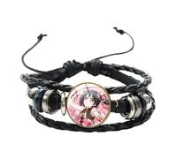 Bracelets en cuir Anime japonais LoveLive Kotori Minami Nico pour fille endormie, cosplay Bracelets décoratifs, 20 mm, Verre