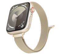 Bracelets en Metal Compatible avec Bracelet Apple Watch 40mm 41mm 38mm 44mm 45mm Ultra 2 49mm 42mm 46mm,Band Milanais Magnétique pour Apple Watch Serie 10 9 8 7 6 5 4 3 SE 2 1,Band iWatch Femme Homme