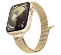 Bracelets en Metal Compatible avec Bracelet Apple Watch 40mm 41mm 38mm 44mm 45mm Ultra 2 49mm 42mm,Bracelet Milanais Magnétique pour Apple Watch Serie 9 8 7 6 5 4 3 SE 2 1,Bracelet iWatch Femme Homme