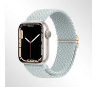 Bracelets en nylon tressés extensibles compatibles avec Apple Watch 38 mm, 40 mm, 41 mm, 42 mm, 44 mm, 45 mm, 46 mm, 49 mm pour homme et femme, bracelets élastiques en nylon pour iWatch Series 10 9 8
