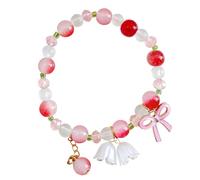 Bracelets en perles pour femmes - Bracelet tendance Beau bracelet floral - Bunge floral Accessoires à main élégants pour les occasions formelles décontractées Conçu avec un thème de lys de la vallée