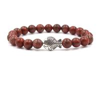 Bracelets en Pierre Naturelle pour Elle et Lui - Élastique, diamètre de Perle de 8 mm, Taille 19 cm - Brand Assurance Household faucets