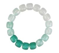 Bracelets en pierre pour femme | Bandeau de cheville bohème coloré, veilleuse dégradé de perles et breloque porte-bonheur