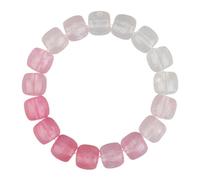 Bracelets en pierre pour femme | Bandeau de cheville bohème coloré, veilleuse dégradé de perles et breloque porte-bonheur