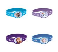 Bracelets en silicone extensible Disney Frozen 2 uniques - 4 PCS MULTICOLOR UNE SILLE