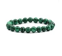 Bracelets Extensibles Pierre Naturelle Puissance De Guérison_Malachite