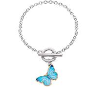 Bracelets Femme Bracelet Papillon Cadeaux pour Maman Femme Saint Valentin Fête des Mères Deft a traité