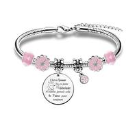 Bracelets Femme Cadeaux D'anniversaire Noël Inspirants Personnalisés Cadeaux Fête Mères Je T'aime Saint-Valentin Anniversaire Mariage Meilleurs Voeux Femmes Bijoux De Charme Super Rappel Du Mari