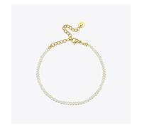 Bracelets for Women Bracelets de Perles Naturelles irrégulières pour Femmes, Bracelets Mignons de Couleur, Bijoux à la Mode, Cadeaux pour Amis, Couleur Claire 22cm
