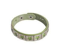 Bracelets Gothiques En Cuir pour Hommes et Femmes Bracelet Étoile Punk Rock Biker Bracelets Réglables Style Gothique Des Années 80 Bracelet Manchette Unisexe Bijoux D'Halloween Cadeaux V