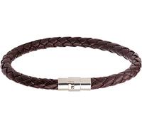 Bracelets Hommes Femmes Bracelet Tressé avec Boucle Magnétique Faux Cuir Polyvalent Hommes Main Chaîne pour Anniversaire Pulsera Gife pour Homme FemmeDesign Durable