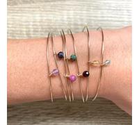 Bracelets jonc 7 chakras joyce taille s (tour de main 18-19 cm)