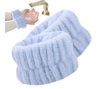 Bracelets lavables, anti-goutte, en tissu éponge réutilisables, doux et absorbants, élastiques à cheveux moelleux pour femmes, filles, exercices de yoga pour femmes