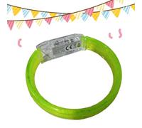 Bracelets LED - Bracelets lumineux de sécurité nocturne Bracelet lumineux | Acrylique transparent multicolore avec fonction de lumière clignotante brillante pour concerts, festivals et célébrations