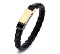 Bracelets masculins bracelets masculins bracelets à couple tissé bracelet bracelet chain de bracelet en acier inoxydable avec fermoir magnétique