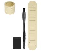 Bracelets Mémo En Silicone, Bloc-notes Étanche, Bracelet Inscriptible Réutilisable, Silicone Bloc Note Poignet Portable Avec Stylo Et Gomme Bracelet Mémo, Pour Le Travail D'Étude Quotidien, 23,8x4,5CM