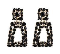 Bracelets Moules Outils Accessoires Bijoux d'oreilles créoles rétro avec strass verts bijoux cadeaux pour dames filles Nettoyeur Fabricant Organisateur Fournitures Bijoux (Black, One Size)