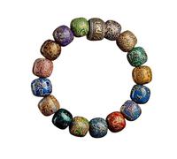 Bracelets Multi-trésors en Bois d'agar 14mm, Perles de prière Malas Authentiques de Chine