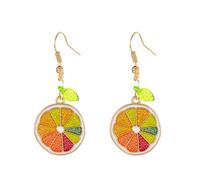 Bracelets Outil Fournitures Perceuse Trousses Bijoux Hooks Yellow Orange Green Drop Earrings Vacation Jewelry For Women Fournitures Colle Pince compatible with Machine Bijoux (B, One Size)