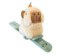 Bracelets pour animaux de compagnie pour | Bracelet en peluche Capybara jouet - Jouets pour animaux doux avec hochet | Pour, jeunes, maison, voyage, école, Noël, comple,