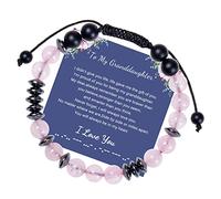 Bracelets pour femme, bracelet pour femme, fille, sœur, petite-fille, anniversaire, carte cadeau d'anniversaire, bracelet souvenir pour une amie, réglable, taille unique, Acrylonitrile butadiène