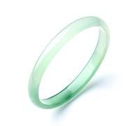 Bracelets pour Femme, Bracelets en Agate Vert d'eau De Lac, Bracelets Fins en Calcédoine Vert Clair, Bijoux en Jade Assortis pour Dames, Bijoux, avec Boîte À Bijoux, 54-62 Mm,60mm