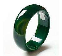 Bracelets pour Femmes, en Jade sculpté Rond, en Jade véritable, en chaîne de Jade Vert Naturel, Bijoux élargissant épaississant pour Femmes (56