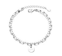 Bracelets pour Femmes Round Charmes Chain Cadeau de Mariage Lucky Fine