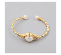 Bracelets pour Femmes turquoises Naturelles Grosses Perles Manchette Ouvert pour Femmes Perles baroques Perles Ouvert Bijoux