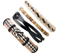 Bracelets pour hommes Organic-Brown/White KP34420