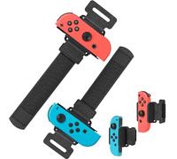 Bracelets pour Just Dance 2026 2025 2024 2023 pour Zumba Burn It Up, Bracelets Réglables pour Nintendo Switch/Switch OLED Dance, 2 Pack Bracelets compatibles avec Joy-pad pour Adultes & Enfants (Noir)
