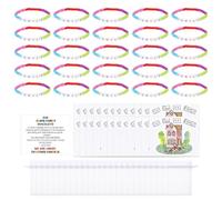 Bracelets Pour La Rentrée Scolaire Bijou Design Lettre Multicolore