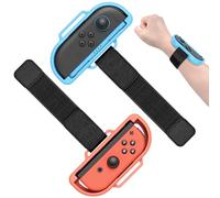 [ / / ]- Bracelets pour Nintendo Switch 2(2025)/Switch 1 pour Just Dance 2025/2024/Zumba Burn it Up, 2 Paquets de Bracelets Sécurisés &Doux pour JoyPad 2, Adaptés Adultes&Enfants