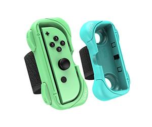 Bracelets pour Nintendo Switch, 2 en 1 pour Just Dance 2021 2020 2019 pour manette de jeu Nintendo Switch, poignées pour Nintendo Switch Joy Cons