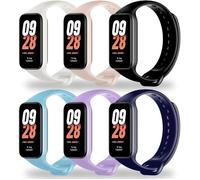 Bracelets pour Xiaomi et Redmi-KAL-6 Pack pour Xiaomi Smart Band 8 Active/Redmi Band 2 Souples Sportifs Ajustables