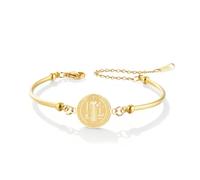 Bracelets Saint Benoît pour femmes - Bracelet Saint Benoît double face | Bracelet à breloques catholique - Protection religieuse - Bijoux chrétiens pour le baptême et la confirmation catholiques