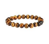 Bracelets simples en perles de pierre naturelle for femmes, améthyste, turquoise, cristal, élastique, yoga, cadeaux for poignet(8mm,S)