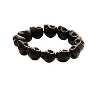 Bracelets Synthetic Turquoise Tibetan Prayer Bead Mala Bracelet for Men Women Fancy Watches (2-Black, One Size)