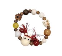 Bracelets tendance en bois colorés - Bijoux d'amitié uniques pour correspondre à tous les styles de breloques, taille unique, Comme décrit