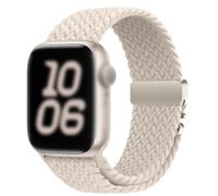Bracelets Tressé Compatible avec Apple Watch Series 10 9 8 7 6 5 4 3 SE Ultra (42mm 44mm 45mm 46mm 49mm),Bracelet Élastique Stretch Nylon Sport,Fermoir Magnétique pour Femme et Homme