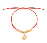 Bracelets tressés à la main en corde de cheval pour le Nouvel An chinois 2026 - Bracelet à breloques en forme de cheval porte-bonheur - Cadeau de Nouvel An pour femmes, hommes, amis, couples, 1Pcs