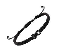 Bracelets tressés avec initiales pour hommes réglables faits à la main | Bracelet avec initiale pour homme, femme, fille, garçon, adolescent, adulte, couple, meilleur ami, famille, amoureux