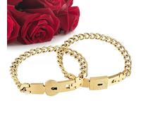 Bracelets Verrouillables Pour Couples 2PCS | Bijoux Assortis En Acier Titan