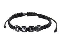 Bracelets WWJD HWLF réglables pour femmes, hommes, adolescents - What would Jesus Do/He would Love First - Bracelets de perles faits à la main - Bijoux religieux inspirants, Petit, Acier inoxydable